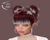Z Space Buns Drk Red
