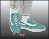 D- Fall Teal Vans