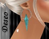 2012 Earrings Aqua