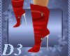 Red Mini Boots