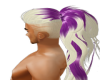 white&purple pony
