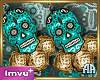 Catrina Earrings Teal v2