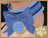~AM~ T Blu Bow Choker