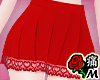 蝶 Red Lace Skirt