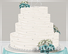 H. Wedding Cake Teal