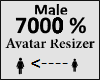 Avatar scaler 7000% Male