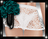 MN/Lace White Skirt-RL