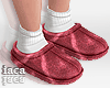 Kid Red Velvet Shoes
