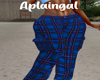 Blue Plaid Pants