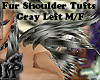 Fur Shoulder Tufts L M/F