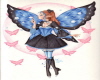 blue butterfly faerie