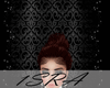 bride'sdark brown hair
