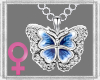 Silver Blue Butterfly F