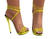 LG-Yellow Straps Heels