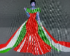 FUR FESTIVE XMAS GOWN