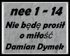Nie bede prosil o milosc
