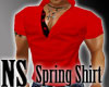 Spring Red Shirt