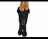 Black gothic boots