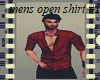 mens open shirt #1