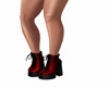 black&red boots