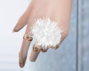 [SO] White Fluffy Ring