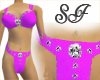 Diamond $$ swimsuit pink