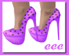 1950 Purple DOTTI heels 