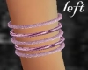 pink Bracelets left hand