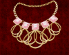 KUK)Carol necklaces pink