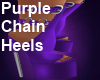 Purple Chain Heels