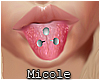 ✔ 3 Tongue Piercings
