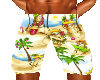 Tropical Snowman Shorts