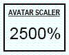 TS-Avatar Scaler 2500%