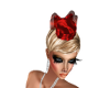 E-Evanges Red Bow Hat