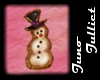 Xmas cookie snowman