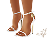 White lock heels
