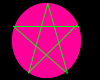 Pink And Green Pentagram