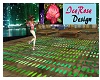 green floor lights