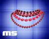 MS Classy Necklace Red
