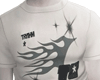 ☆ y2k raised tshirt