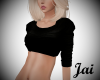 Jai Black crop sweater