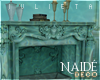 J! Naidé fireplace