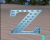 letter blue Z animated