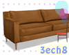 Brown Velvet Sofa