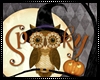 Spooky Owl Art
