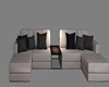 Sectional Gray&Black