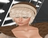 Woolen cap+hair blonde