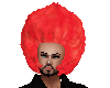 Red Afro Hair Style