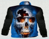 Blue Skull Vest jackt