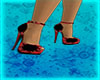 red black heels